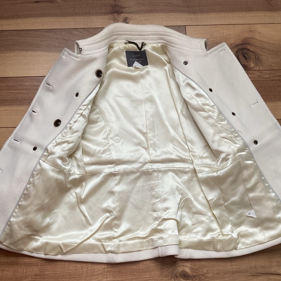 J Crew Stadium Cloth by Nello Gori Pea Coat - Picture 7 of 9